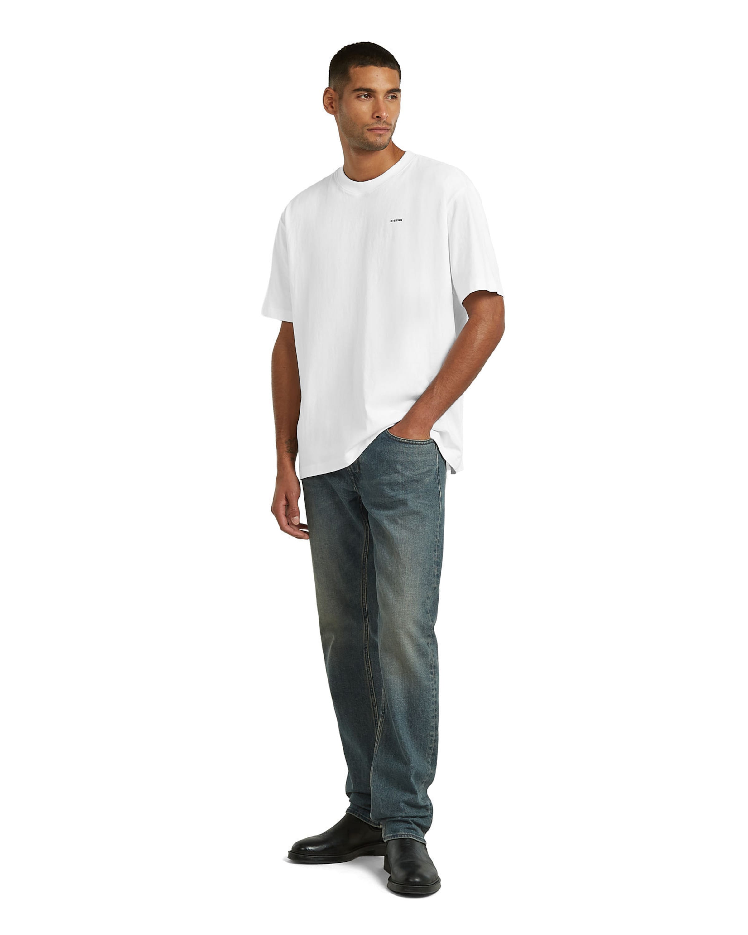 G-STAR Shirt ' ' in Wit: voorkant