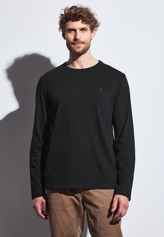 Street One MEN Sweatshirt in Black: front