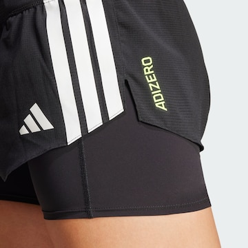 ADIDAS PERFORMANCE Slim fit Sports trousers 'Adizero' in Black