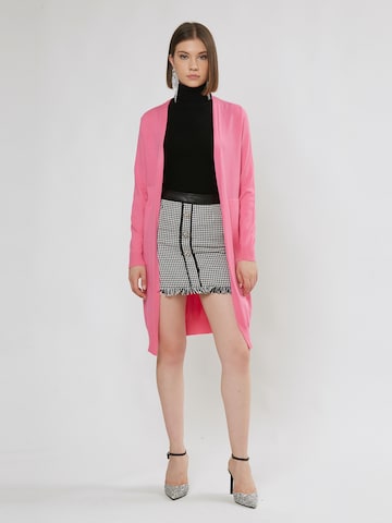 Influencer Knit cardigan in Pink