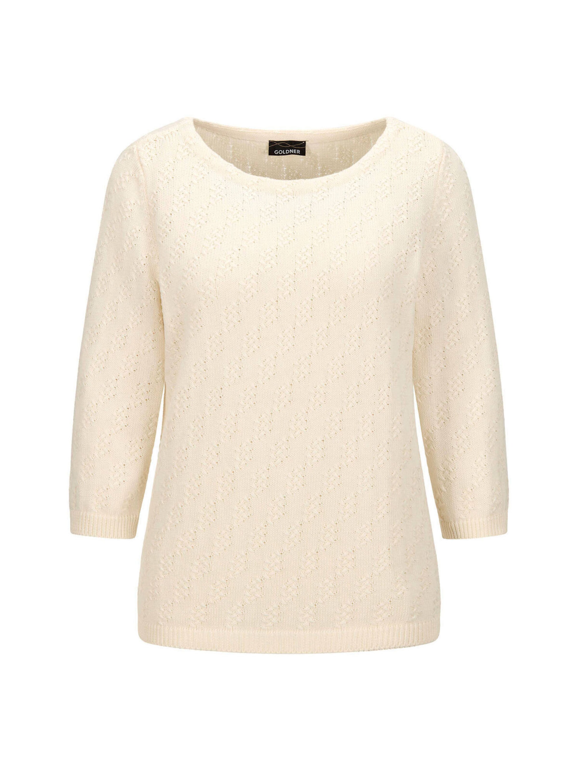 Goldner Trui in Wit: voorkant