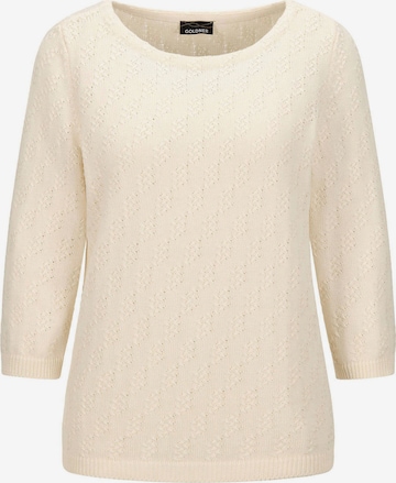 Pull-over Goldner en blanc : devant