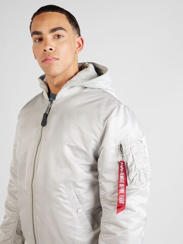 ALPHA INDUSTRIES Between-Season Jacket 'MA-1 ZH' in Grey