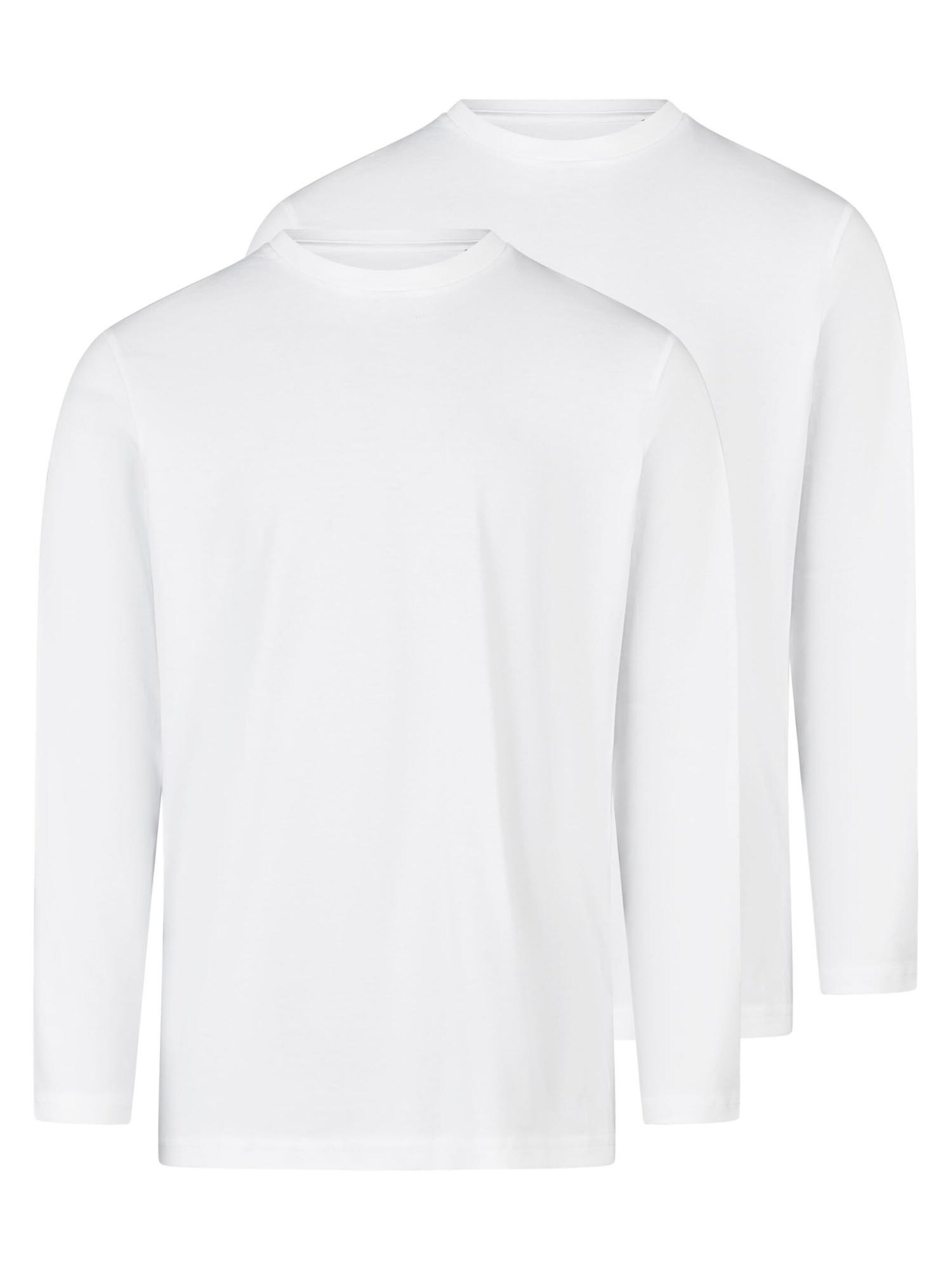 Ragman Shirt 'Basic'‌‌‌‌‌‌‌‌‌‌ in Weiß: Vorderseite