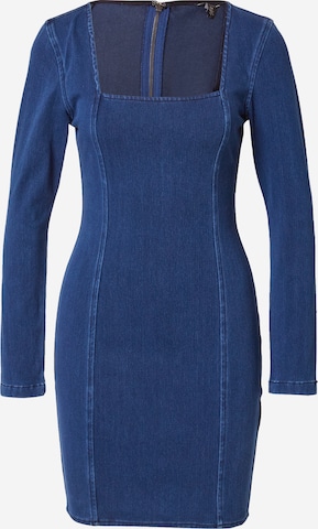 GUESS Jurk 'Vivian' in Blauw: voorkant