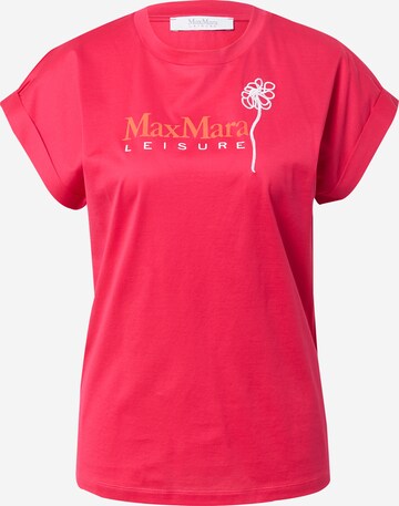 Max Mara Leisure - Camiseta 'BOLIVAR' en rosa: frente