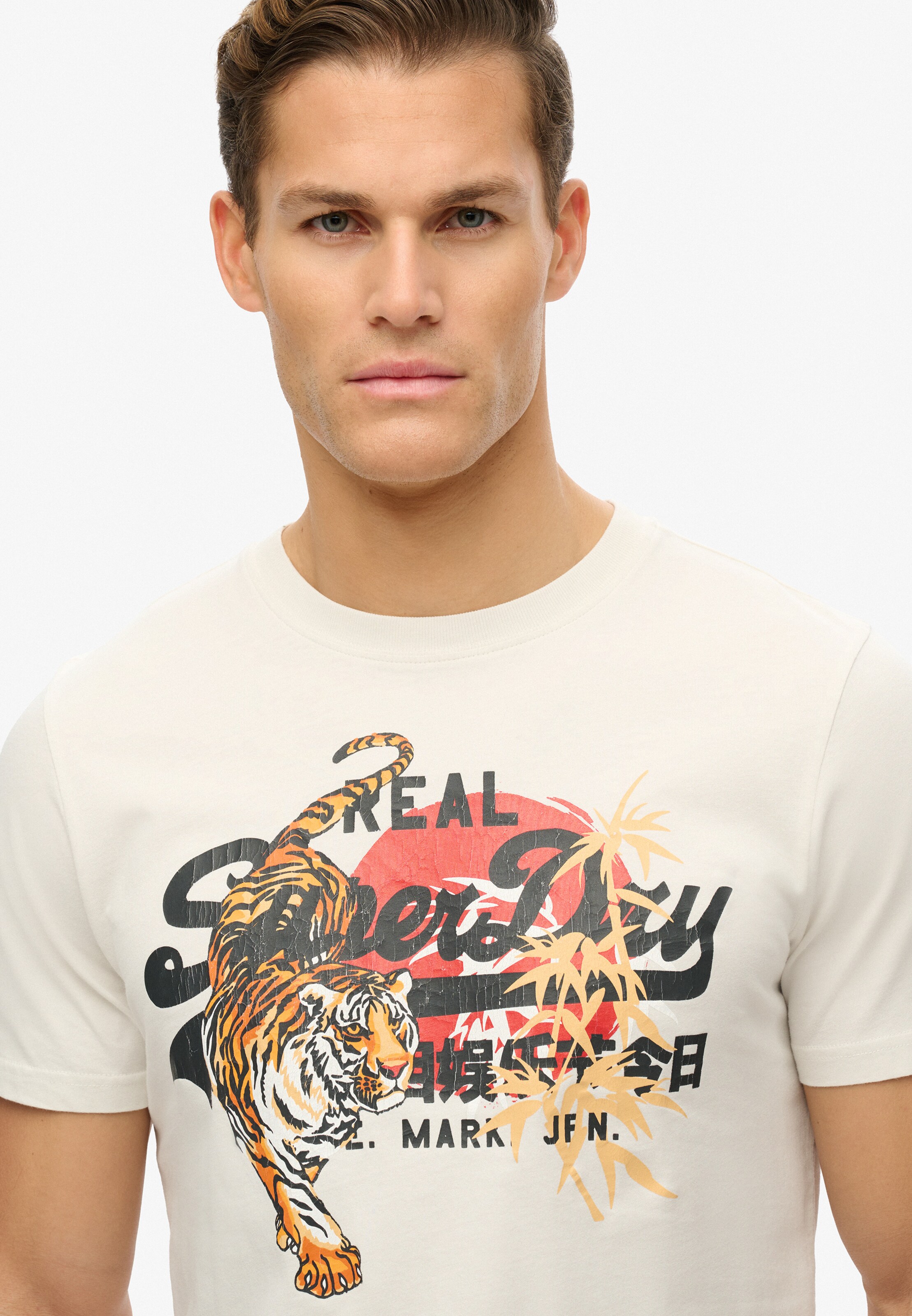 Superdry - Camisa 'Tokyo' em branco
