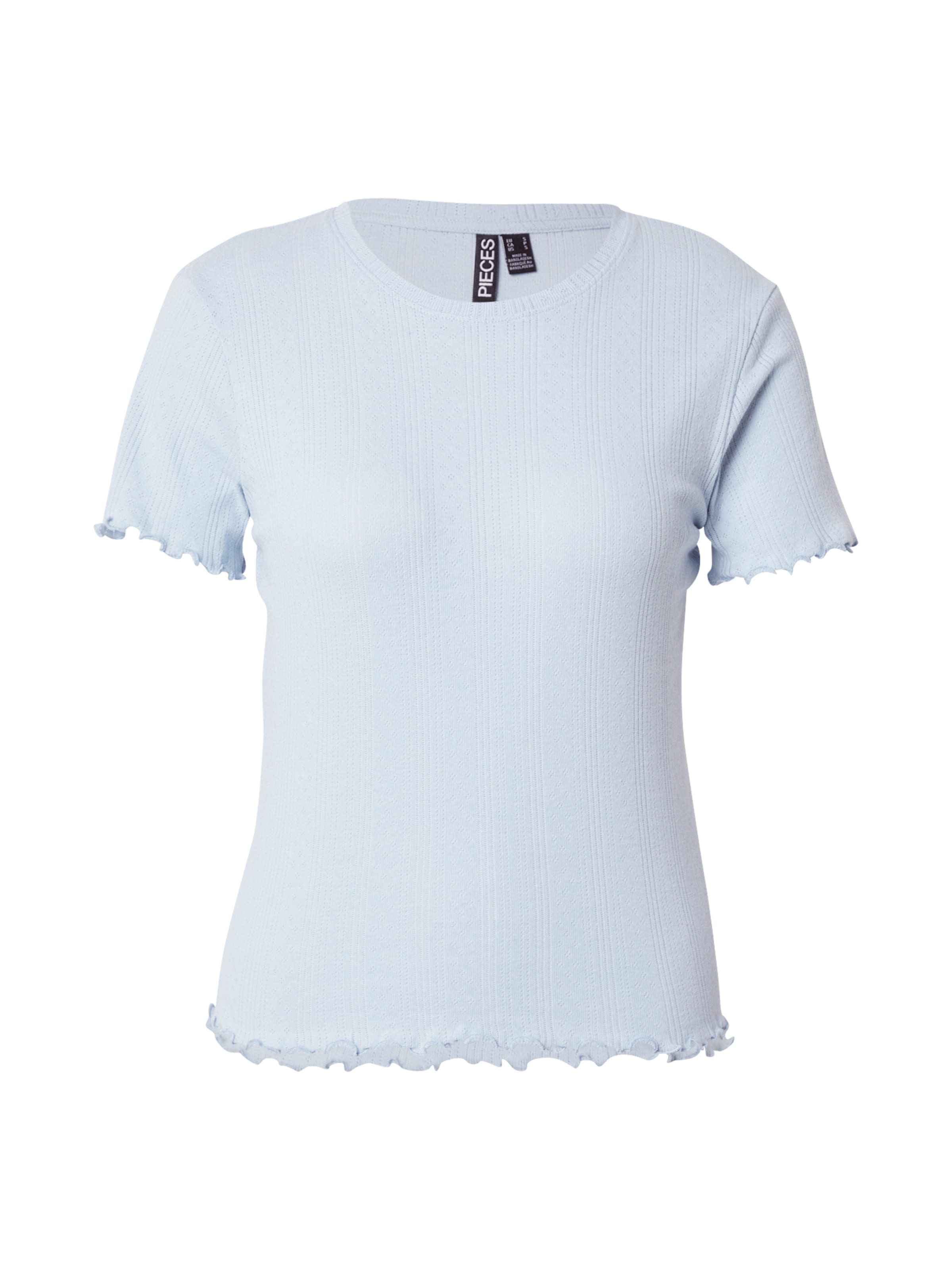 PIECES Tričko - Modrá: predná strana