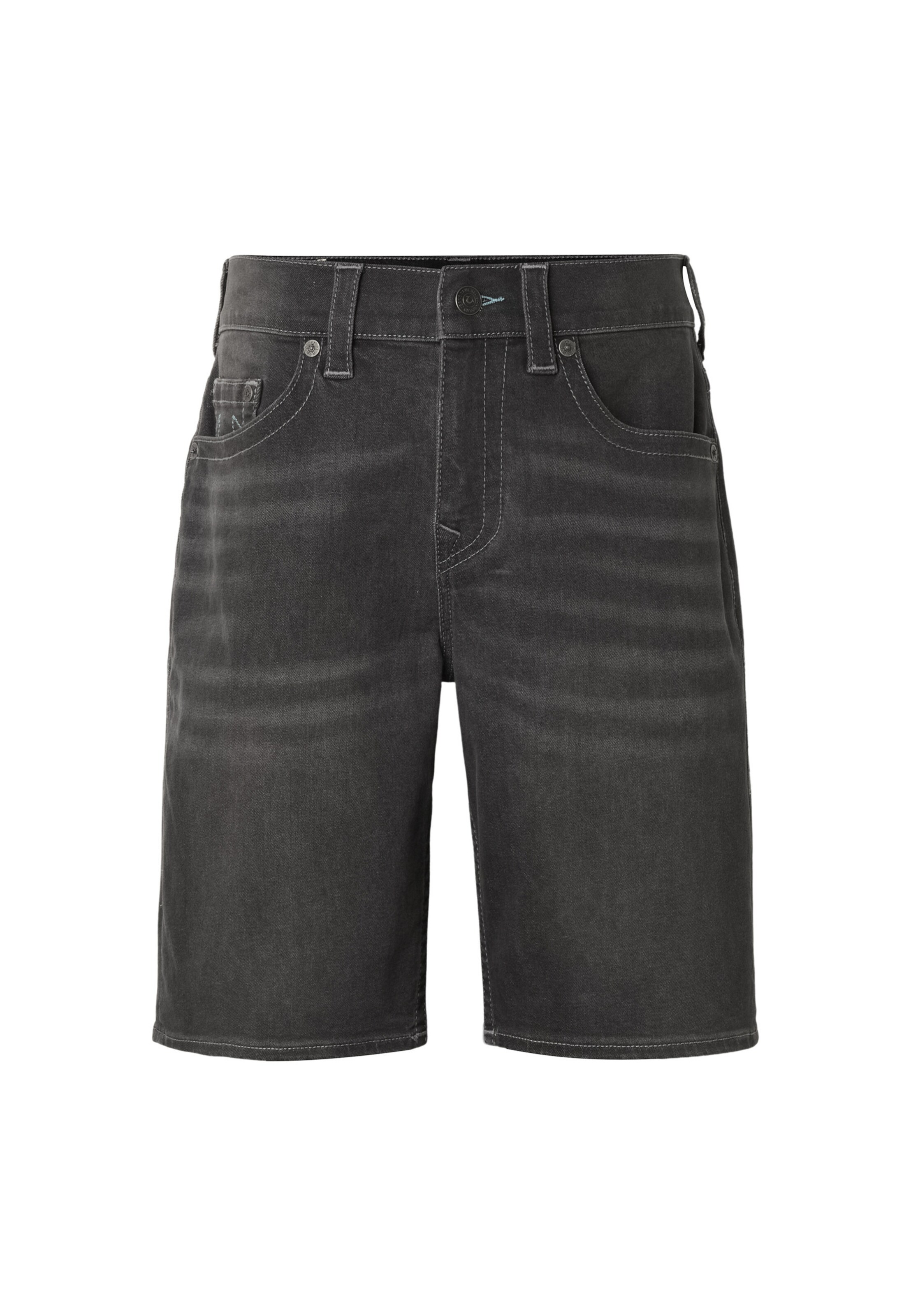 True Religion Regular Jeans 'Bobby' in Zwart: voorkant