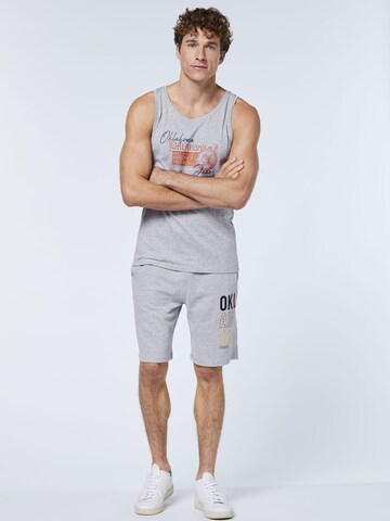 Oklahoma Jeans Tank Top ' aus Jersey ' in Grau