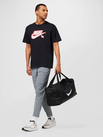 juoda Nike Sportswear Marškinėliai 'Futura'