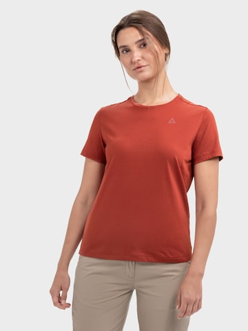 T-shirt fonctionnel 'Buchberg' Schöffel en rouge : devant