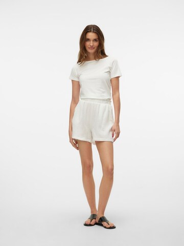 VERO MODA - Loosefit Calças 'VMNATALI' em branco