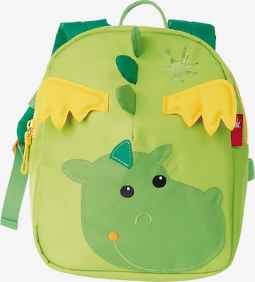 SIGIKID Backpack 'Minirucksack mit Tiermotiv' in Green: front
