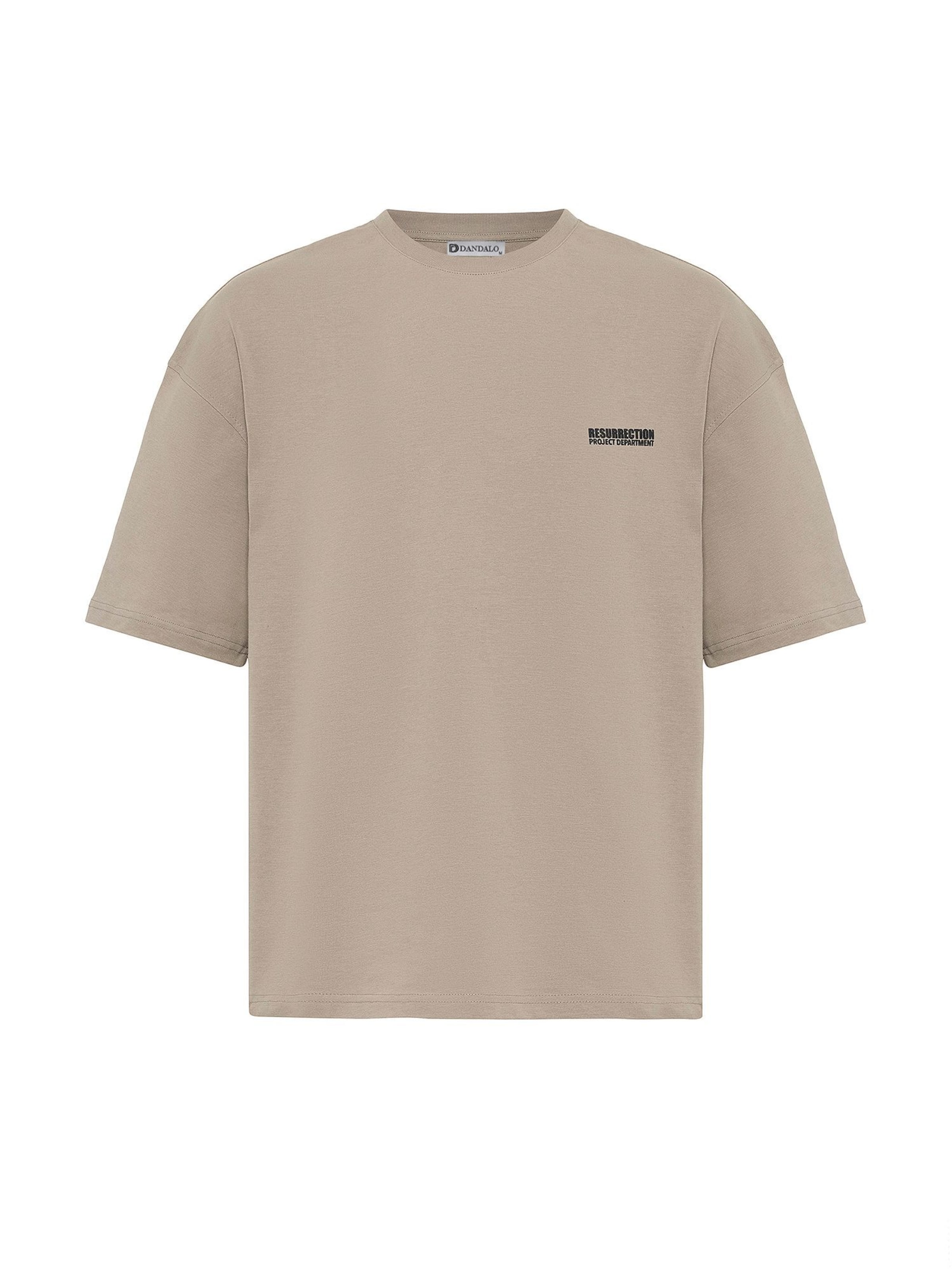 T-Shirt Dandalo en beige : devant