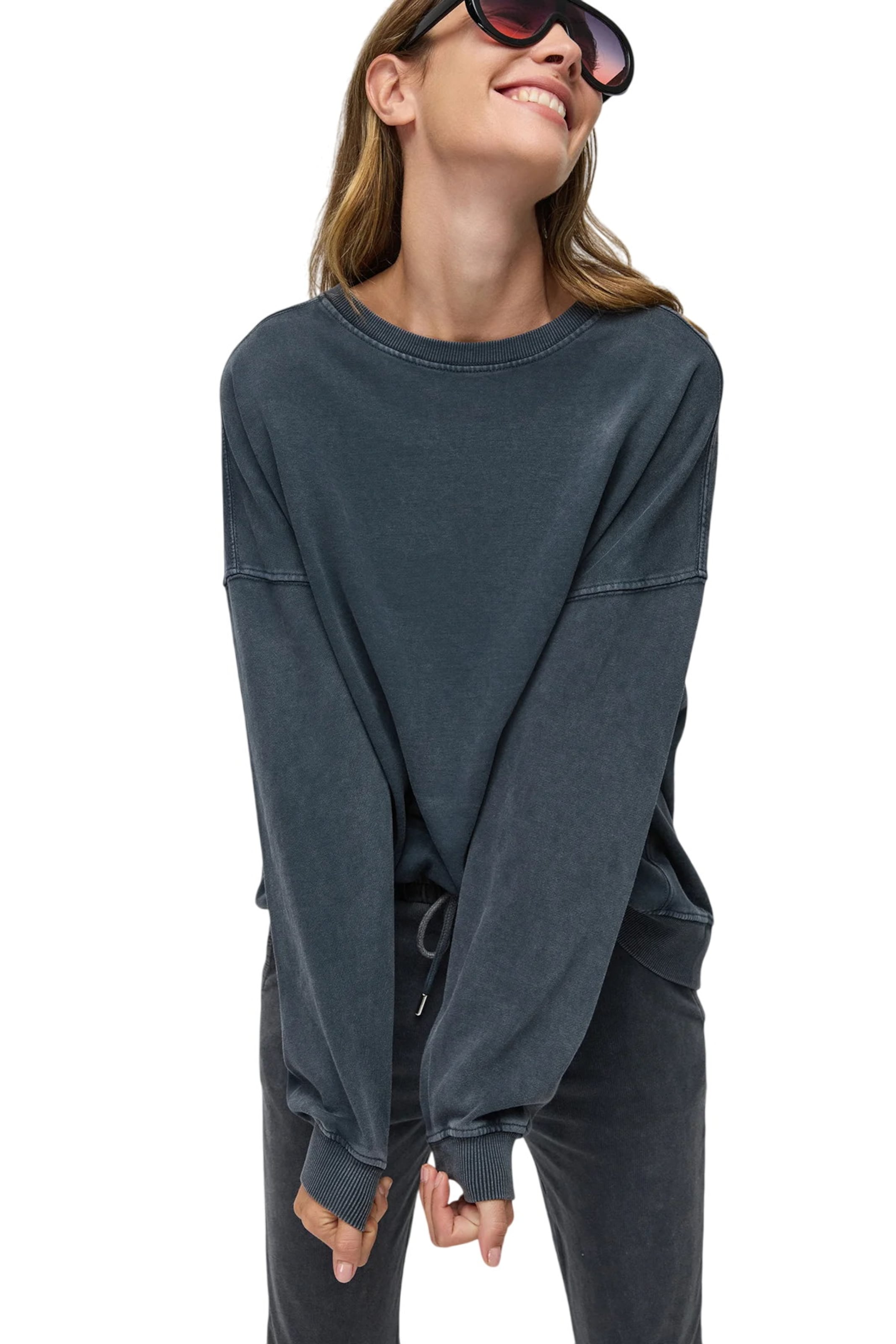 No Matter What Sweatshirt in Grijs