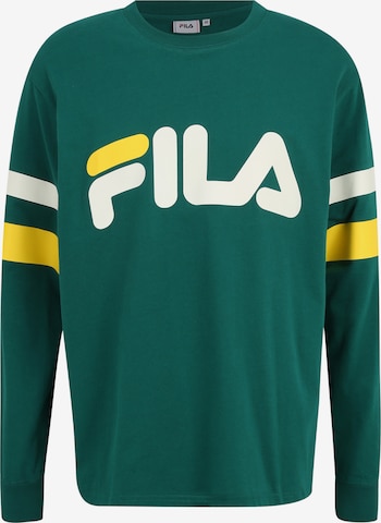 FILA Sweatshirt 'LUOHE' i grøn: forside