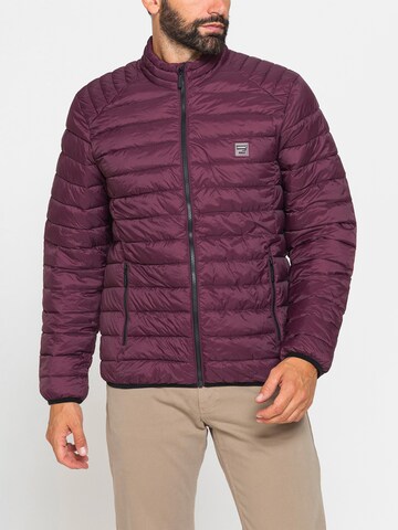 Carrera Jeans Outdoor jacket 'Upright-Collar' in Red: front