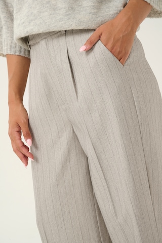 Kaffe Wide Leg Hose 'KAKaysa' in Grau