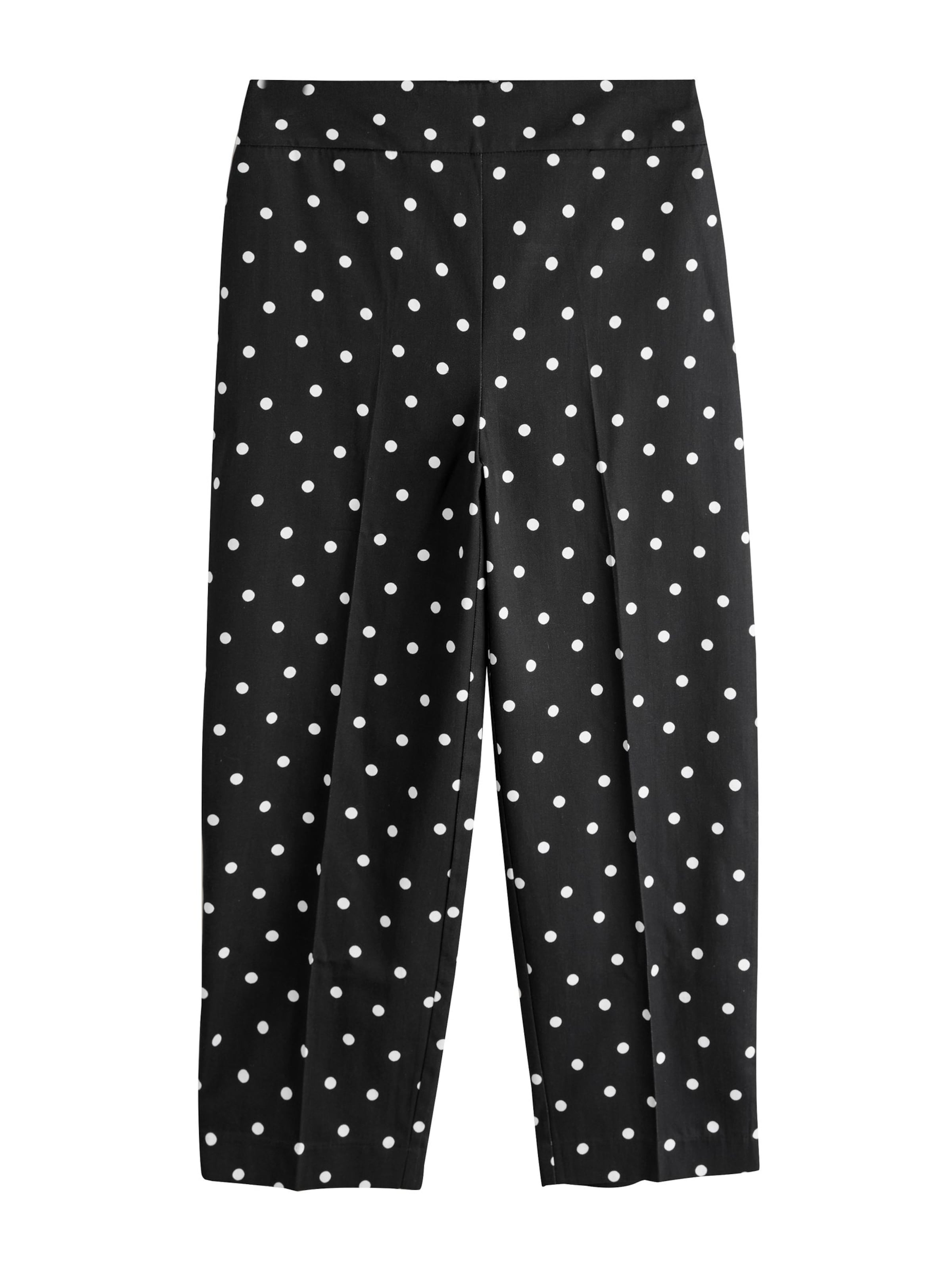 Next Pantalon in 42/kort in de kleur Zwart / Wit, Productweergave