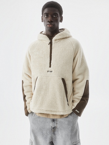 Giacca di mezza stagione di Pull&Bear in beige: frontale