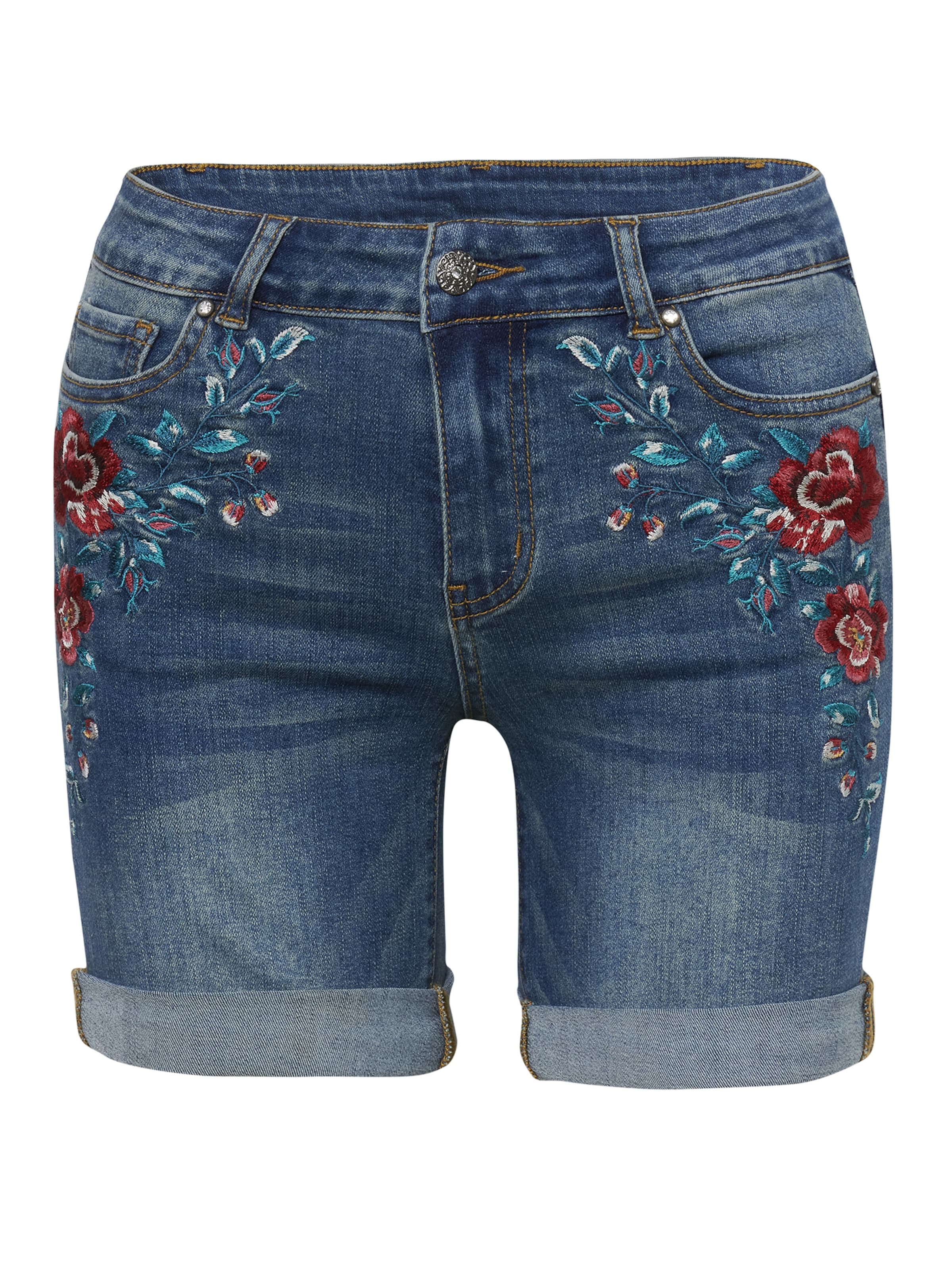 KOROSHI Normální Džíny – modrá: přední strana