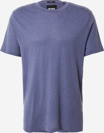 T-Shirt 'P-Tessler' BOSS Black en bleu : devant