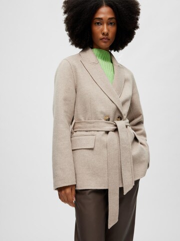 SELECTED FEMME Between-season jacket 'Tara' in Beige