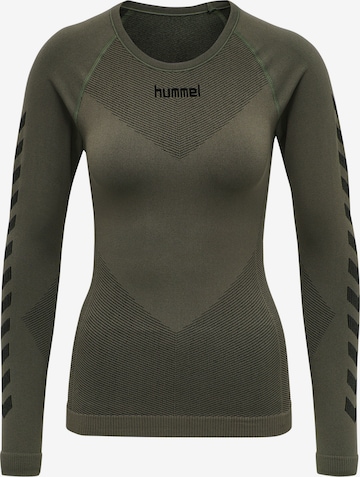 Maglia funzionale di Hummel in grigio: frontale