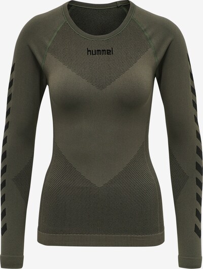 Hummel Toiminnallinen paita värissä taupe / musta, Tuotenäkymä