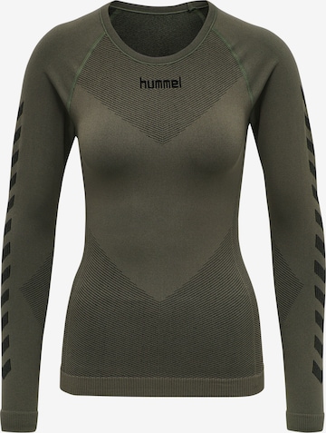 Hummel - Camiseta funcional en gris: frente