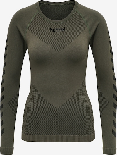 Hummel Funksjonsskjorte i brungrå / svart, Produktvisning