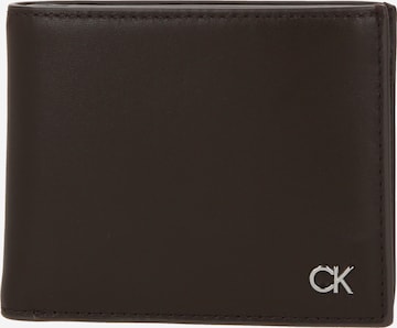 Calvin Klein regular Tegnebog i brun: forside