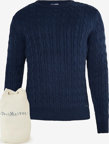 Pull-over DreiMaster Vintage en bleu : devant