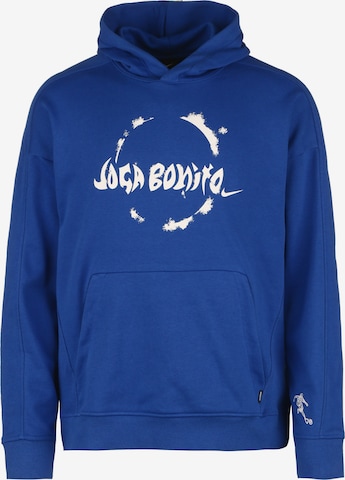 NIKE Athletic Sweatshirt 'F.C. Joga Bonito 2.0' in Blue: front