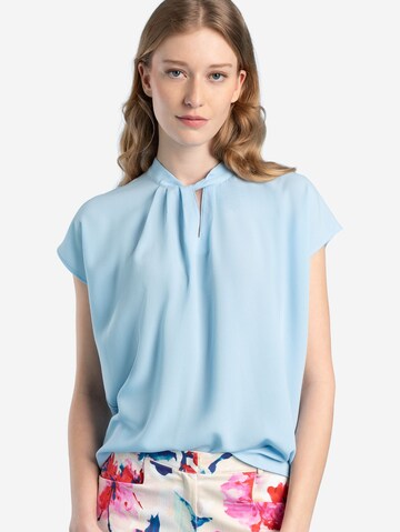 Camicia da donna di MORE & MORE in blu: frontale