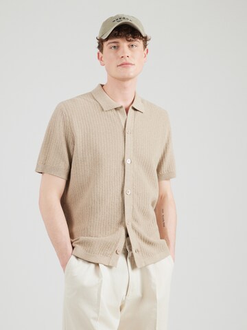 NN07 Knit cardigan 'Ares' in Beige: front