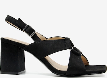 Celena Strap sandal 'Christel' in Black