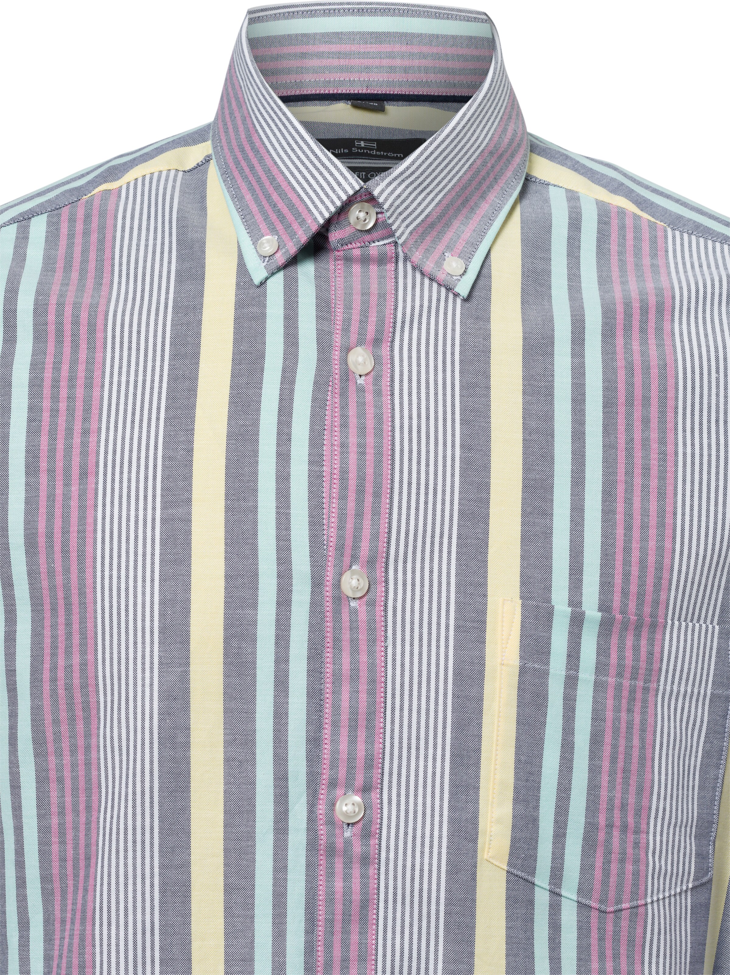 Nils Sundström Slim fit Button Up Shirt ' ' in Mixed colors