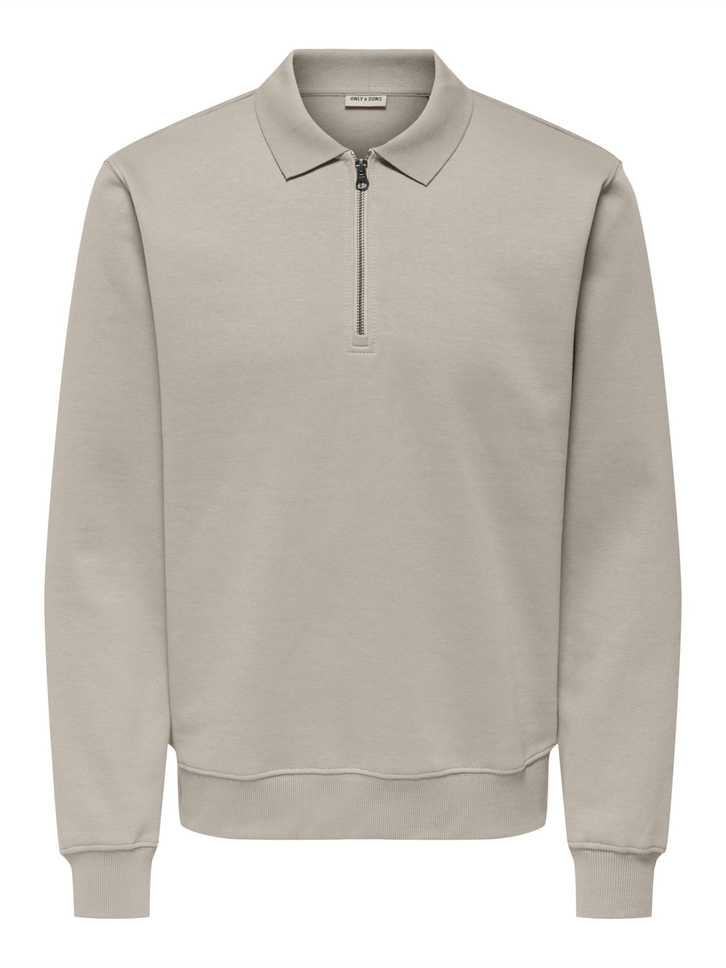 Only & Sons Sweatshirt 'ONSABBOTT' in Grey: front