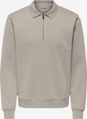 Sweat-shirt 'ONSABBOTT' Only & Sons en gris : devant