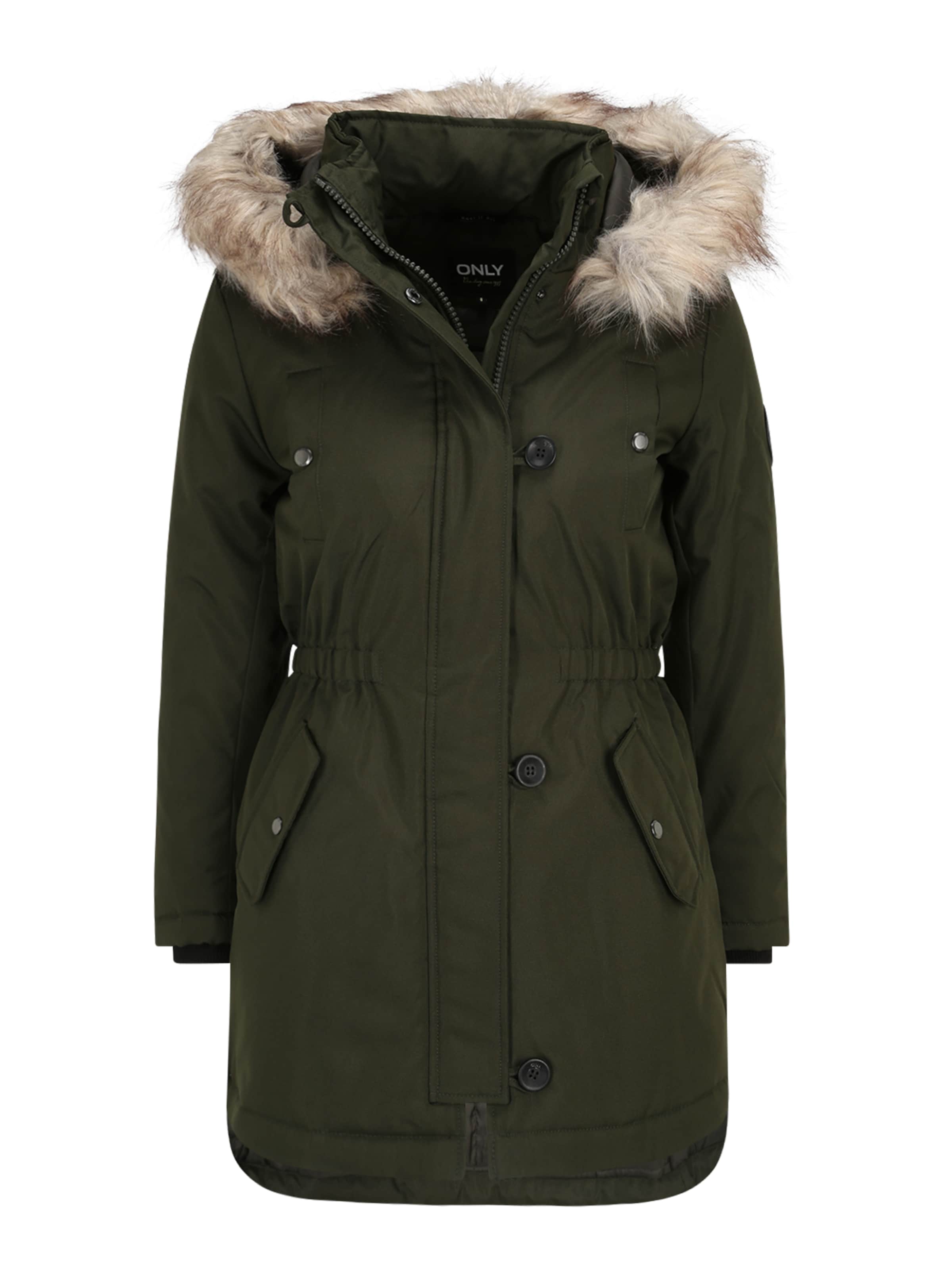 Parka invernale 'ONLIris' di Only Petite in verde: frontale