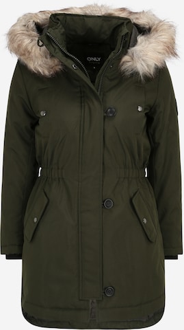 Only Petite Winter Jacket 'IRIS' in Green: front