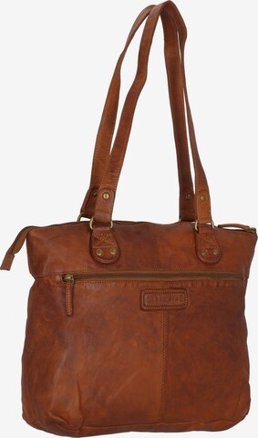 Greenland Nature Schultertasche 'Femi & Nine' in Braun