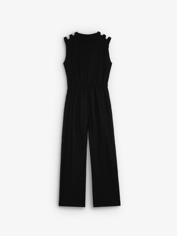 Scalpers Jumpsuit in Schwarz: Vorderseite