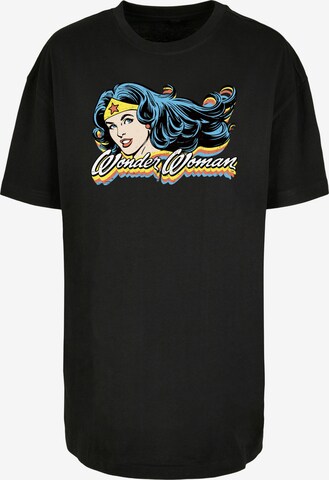 Maglietta 'DC Comics Wonder Woman Smile' di F4NT4STIC in nero: frontale