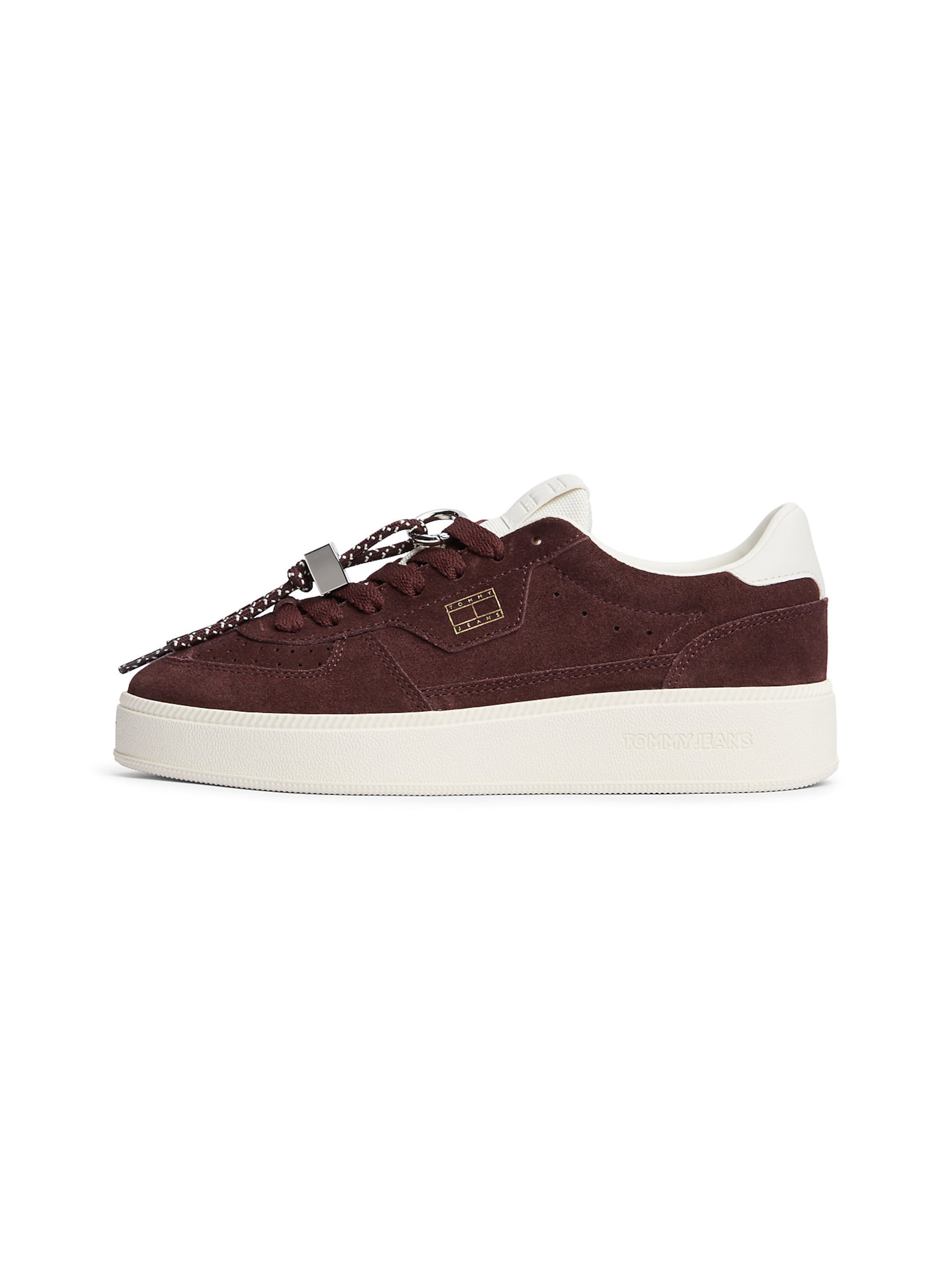 Tommy Jeans Sneakers in Brown: front