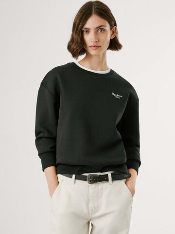 Pepe Jeans Sweatshirt 'Babi' in Zwart: voorkant