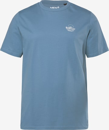Men Plus Shirt in Blue: front