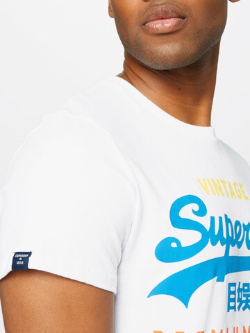 Superdry T-Shirt 'Vintage' in Weiß